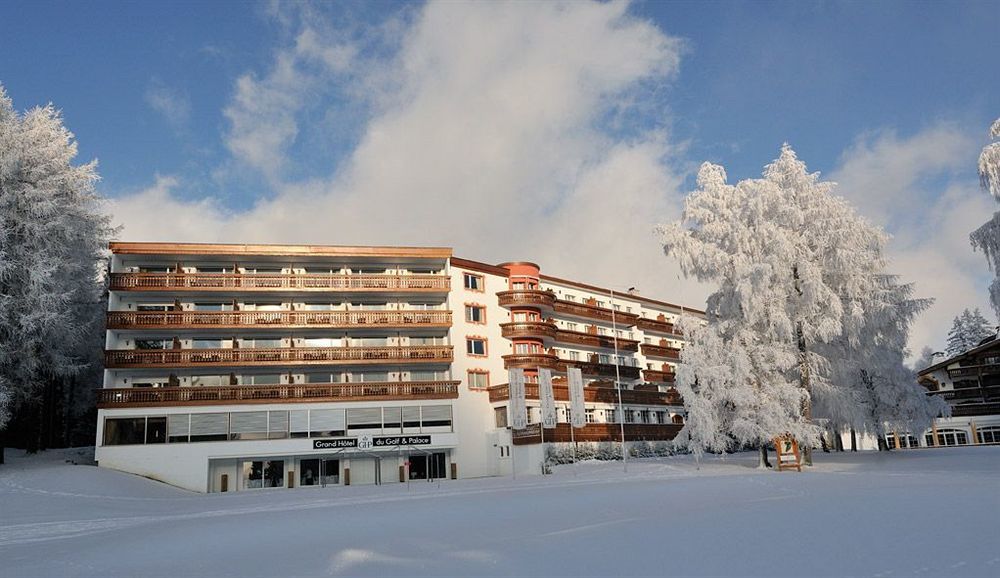 Grand Hotel Du Golf & Palace Crans-Montana Exterior foto